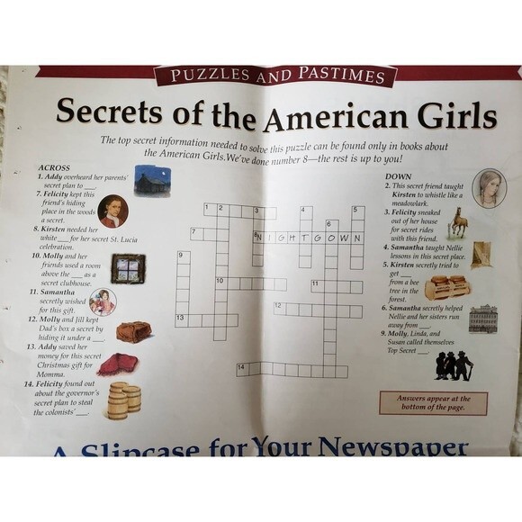 American Girl Premier/Club Computer Game, Handbook, Premier Newspaper - Picture 8 of 12